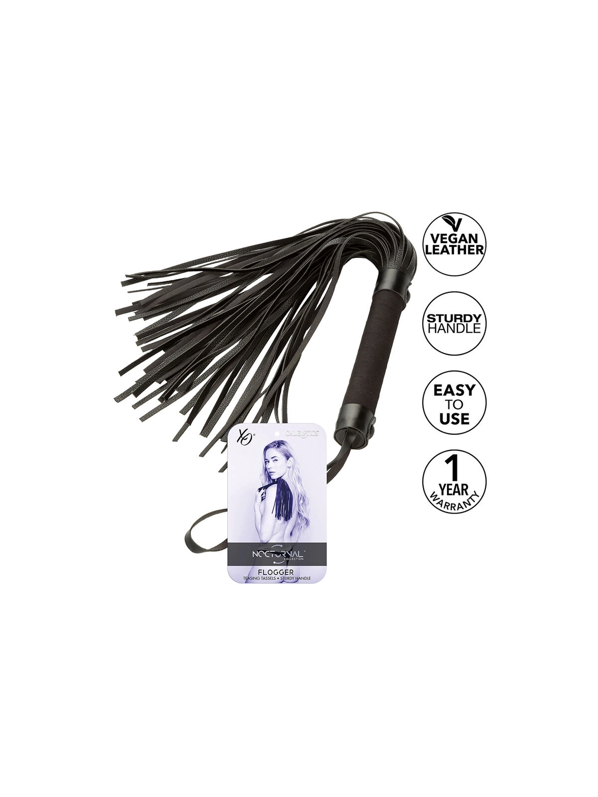 CALEXOTICS - NOCTURNAL FLOGGER LEDER SCHWARZ