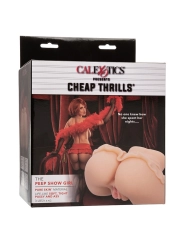 CALEXOTICS - THE PEEP SHOW GIRL DOPPELT REALISTISCHER MASTURBATOR, FLEISCH