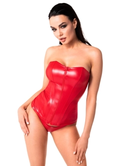 Wetlook Corsagen & Corsets