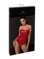 Wetlook Corsagen-Top rot F355 von Noir Hanndmade Orgia Collection