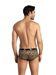 ♥ Herren Brief Shorts 052816 Leopard von Anais For Men ♥