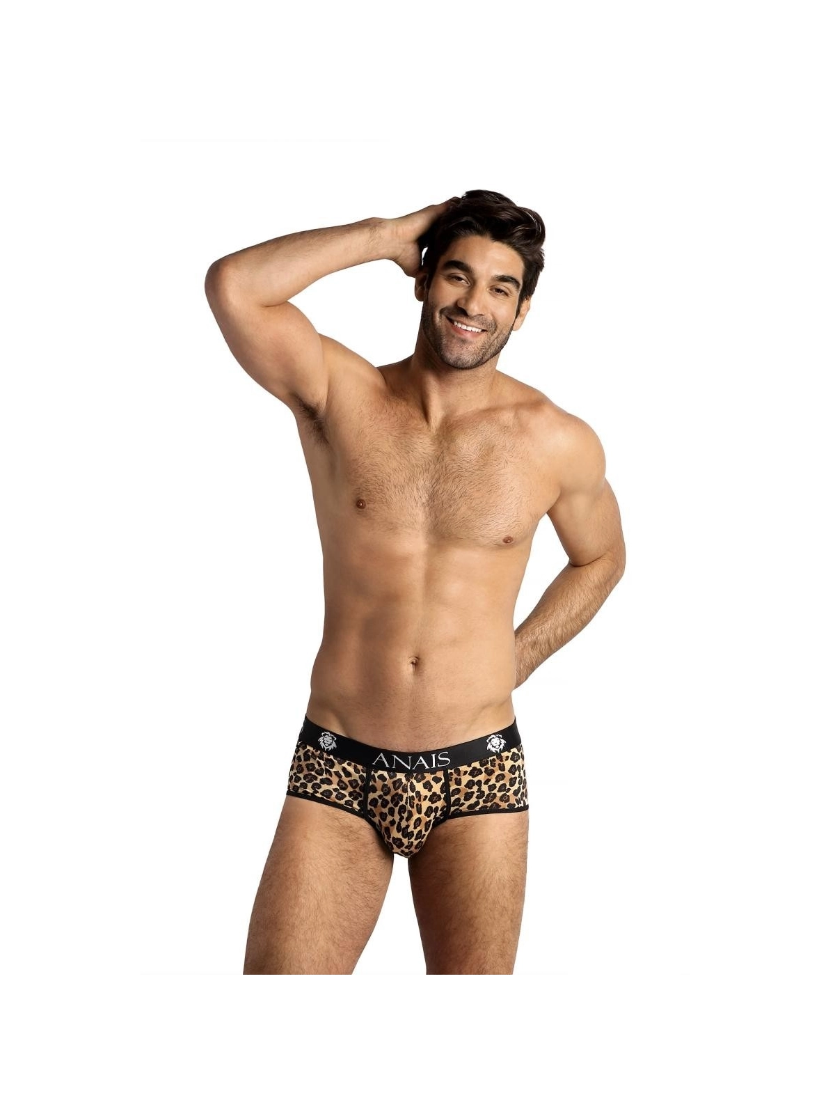 ♥ Herren Brief Shorts 052816 Leopard von Anais For Men ♥