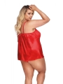 ♥ Rotes Set Aa052943 von Anais Apparel Plus Size ♥