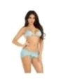 Dreiteiliges Diamanten-Set Blau M/L von Leg Avenue Sets