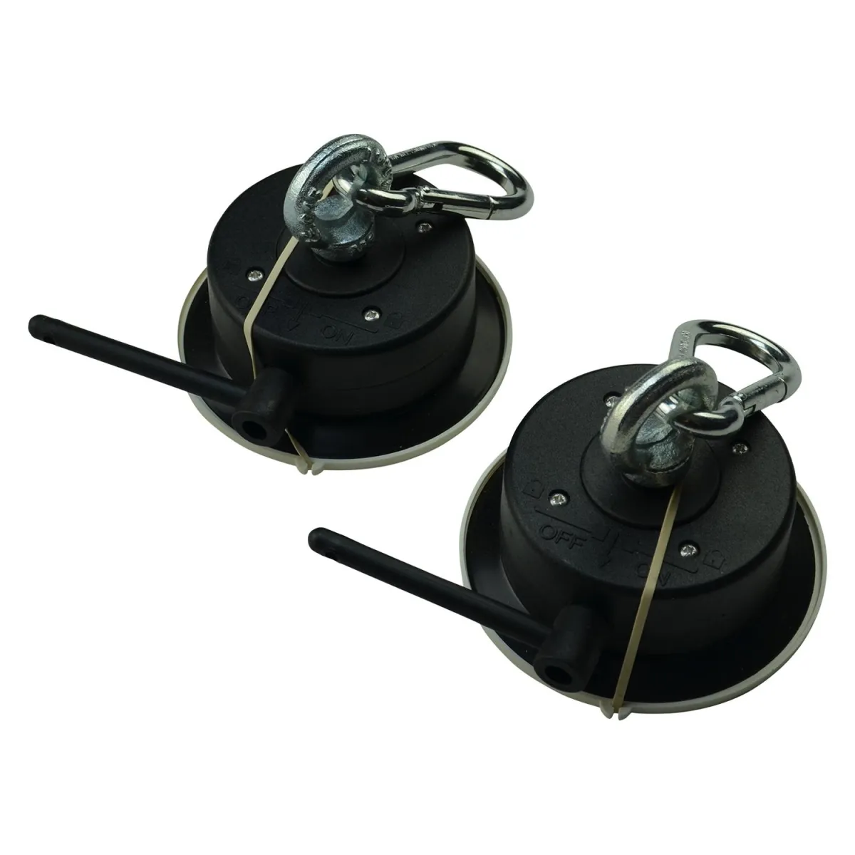 Bondage Points Mit Saugnapf, Öse Und Karabiner In Schwarz 2er Set | Dessou24.de