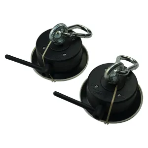 Bondage Points Mit Saugnapf, Öse Und Karabiner In Schwarz 2er Set | Dessou24.de