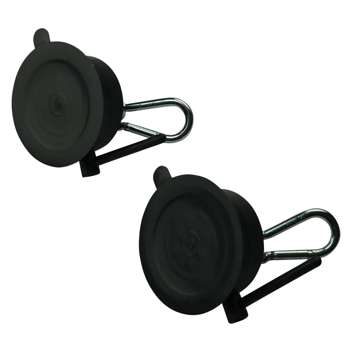 Bondage Points mit Saugnapf, Öse und Karabiner in schwarz 2er Set kaufen | Fesselliebe