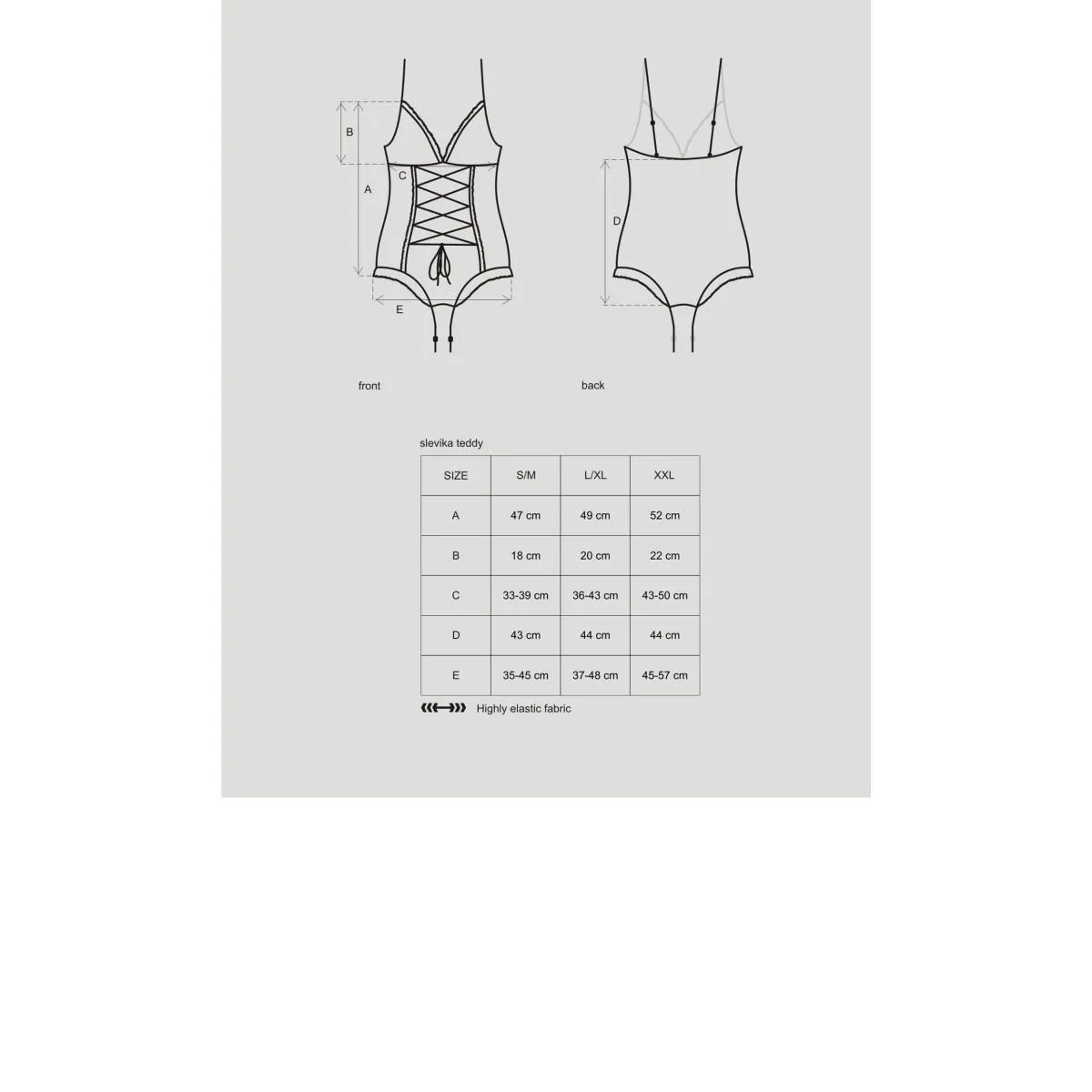 Slevika Body von Obsessive | Fesselliebe.de