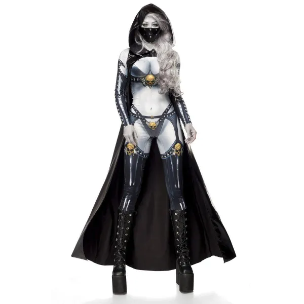 ♥ Lady Death (komplettset) Grau/Schwarz von Mask Paradise ♥ kaufen | Fesselliebe