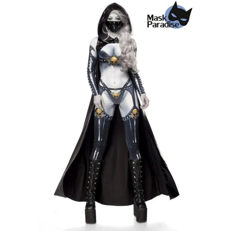 Lady Death (KOMPLETTSET) Grau/Schwarz von Mask Paradise | Fesselliebe.de