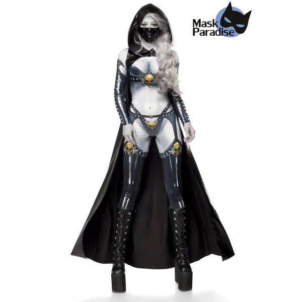 ♥ Lady Death (komplettset) Grau/Schwarz von Mask Paradise ♥ kaufen | Fesselliebe