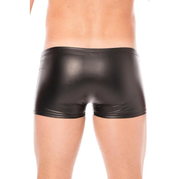 Schwarze Wetlook-Boxer 2008-67 von Look Me | Fesselliebe.de
