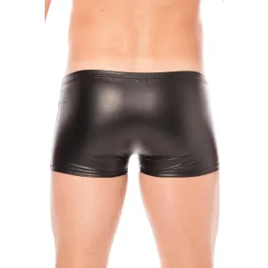 ♥ Schwarze Wetlook-Boxer 2008-67 von Look Me ♥