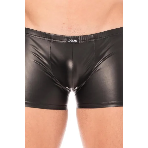 Schwarze Wetlook-Boxer 2008-67 von Look Me | Fesselliebe.de