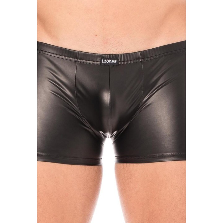 Schwarze Wetlook-Boxer 2008-67 von Look Me | Fesselliebe.de