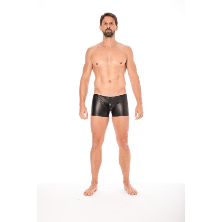 Schwarze Wetlook-Boxer 2008-67 von Look Me | Fesselliebe.de