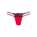 ♥ V-8778 Plus Size String Rot-Schwarz von Axami Size Plus ♥