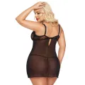 ♥ Schwarzes Chemise 1896 von Softline Pluse Size Collection ♥