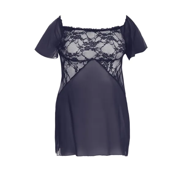 Rhiannon Chemise Schwarz von Anais Size Plus | Fesselliebe.de