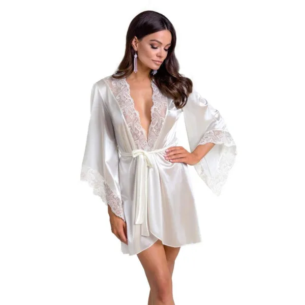 ♥ Inoe Morgenmantel & String Ecru von Casmir ♥ kaufen | Fesselliebe