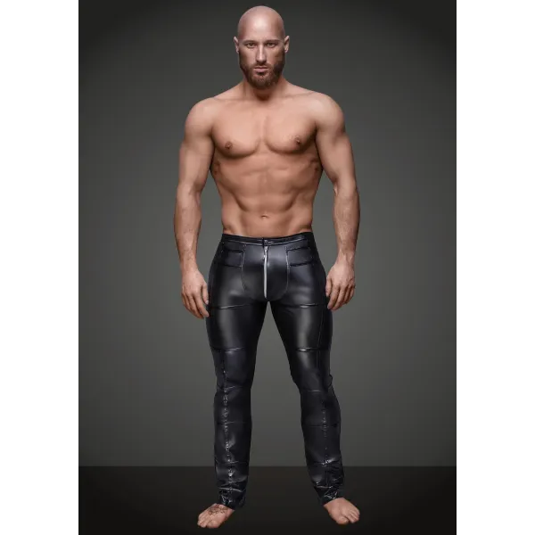 ♥ Schwarze Lange Hose H021 von Noir Handmade ♥ kaufen | Fesselliebe