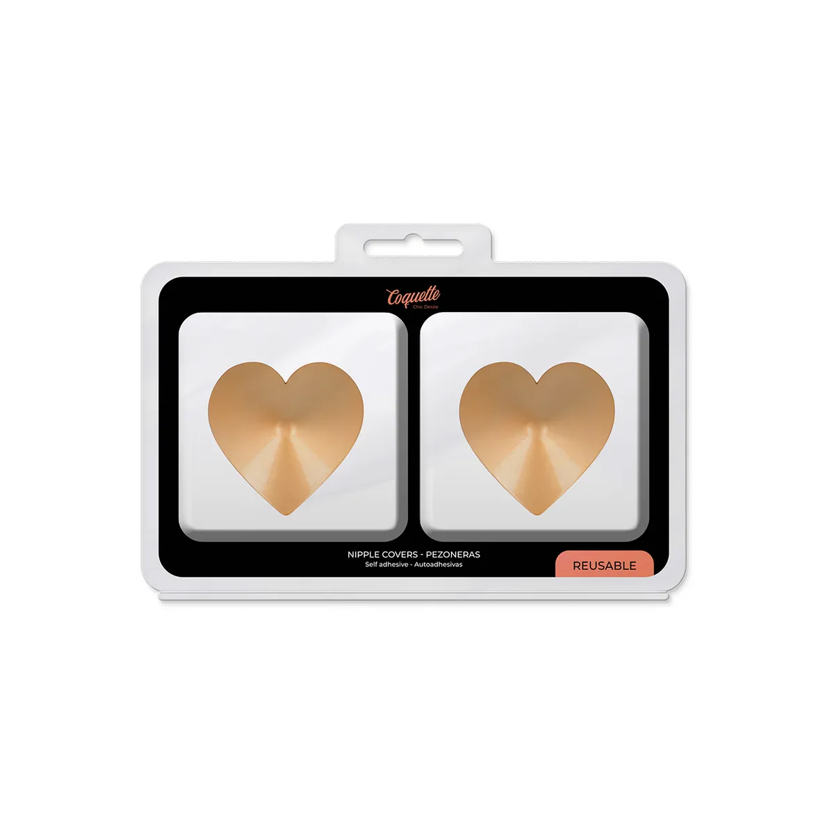 Nippelabdeckungen Goldene Herzen von Coquette Accessories kaufen | Fesselliebe