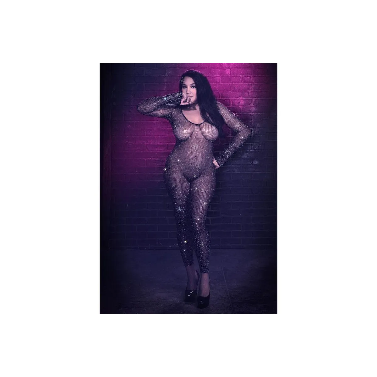 Radiance Ganzkörper-Bodysuit Rhine in Übergrösse ohne Schritt von Calexotics kaufen | Fesselliebe