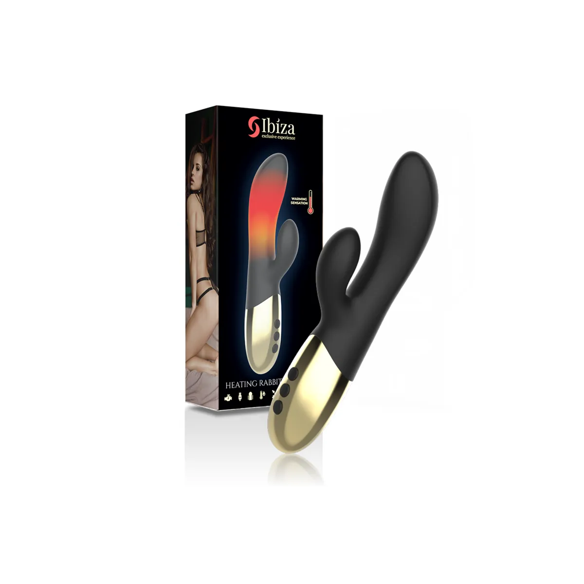 ♥ Wärmender Rabbit Vibrator von Ibiza Technology ♥ kaufen | Fesselliebe