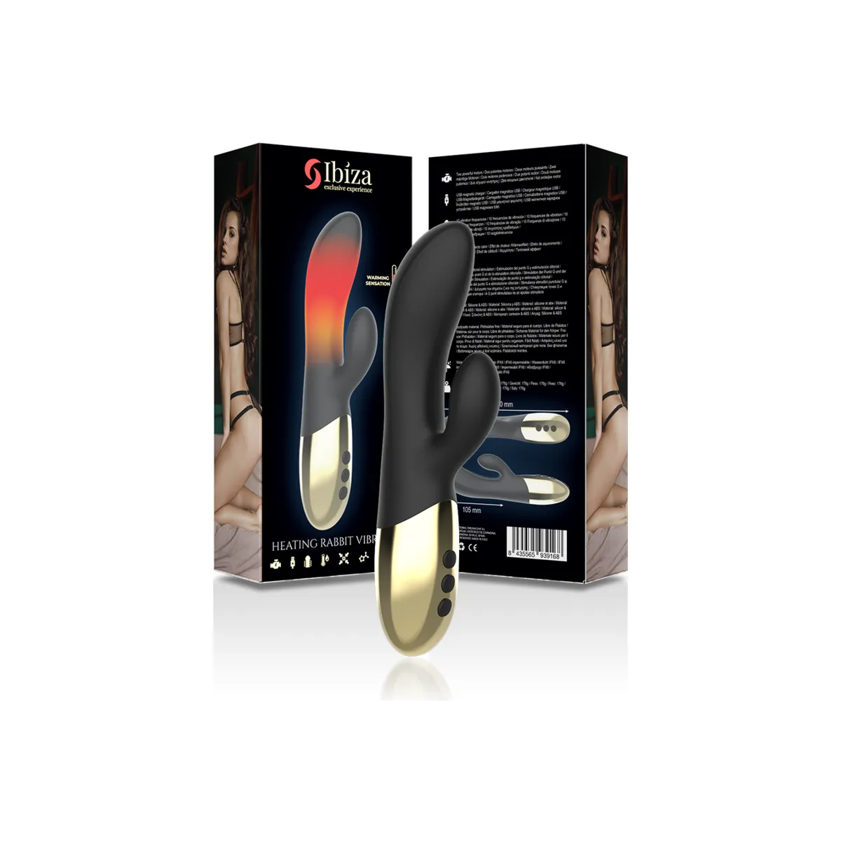 ♥ Wärmender Rabbit Vibrator von Ibiza Technology ♥ kaufen | Fesselliebe