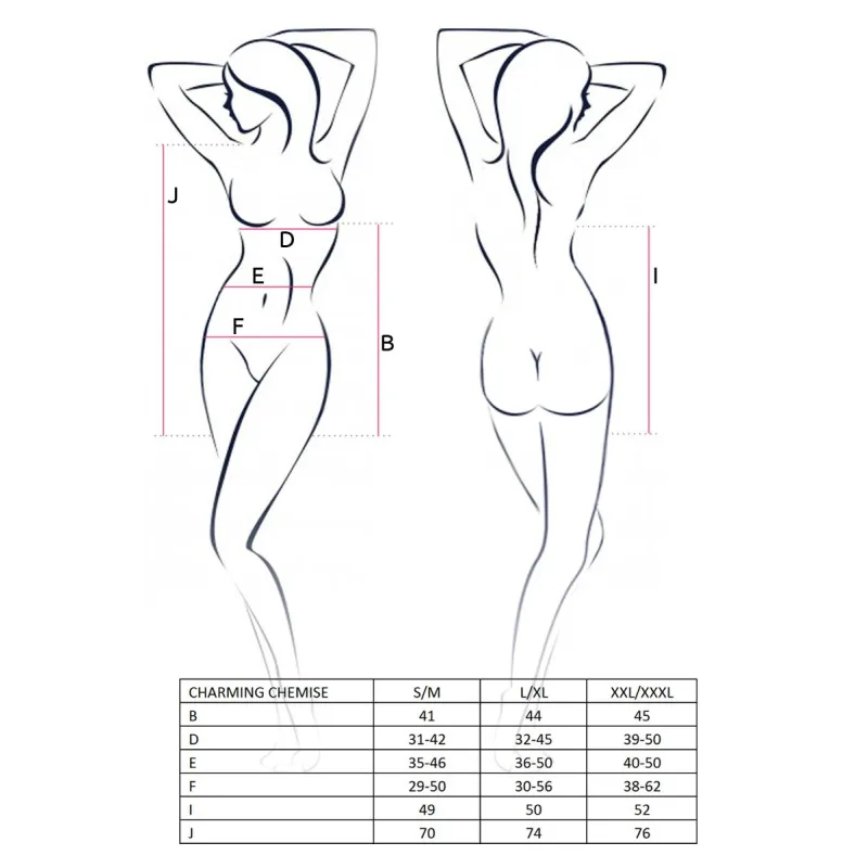 ♥ Schwarzes Bellatrix Chemise von Passion Erotic Line ♥ kaufen | Fesselliebe 2