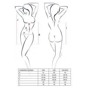 ♥ Schwarzes Bellatrix Chemise von Passion Erotic Line ♥