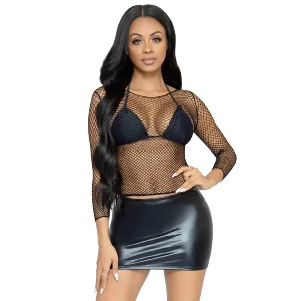 ♥ Fishnet Top - schwarz von Leg Avenue ♥ kaufen | Fesselliebe