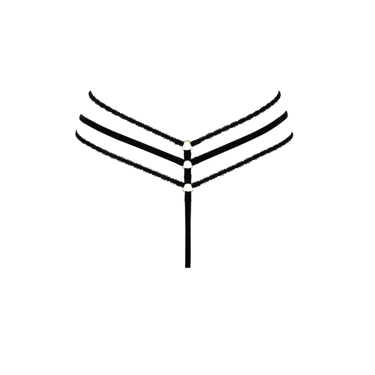 Schwarzer String Ouvert Aretusa von Anais Apparel | Fesselliebe.de