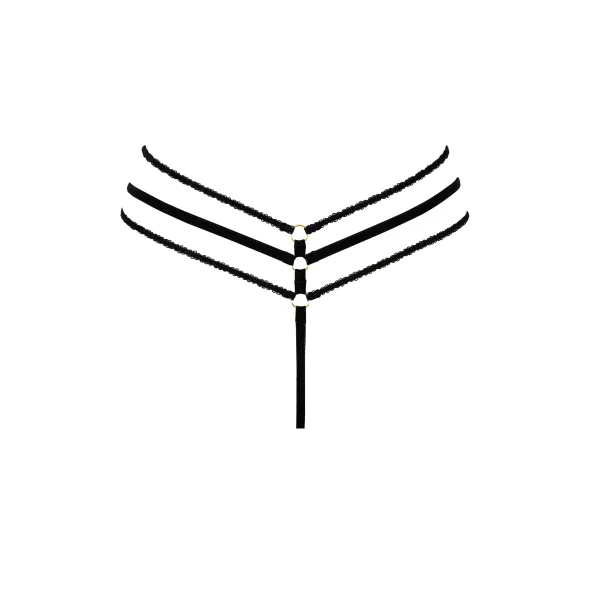 Schwarzer String Ouvert Aretusa von Anais Apparel | Fesselliebe.de