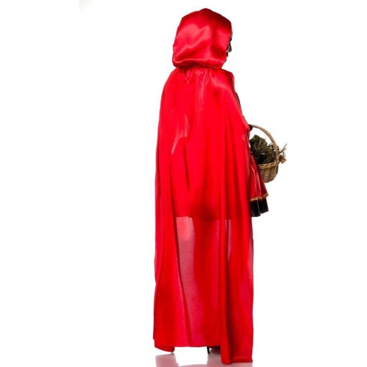 Kostüm Sexy Rotkäppchen Rot/Schwarz | Fesselliebe.de