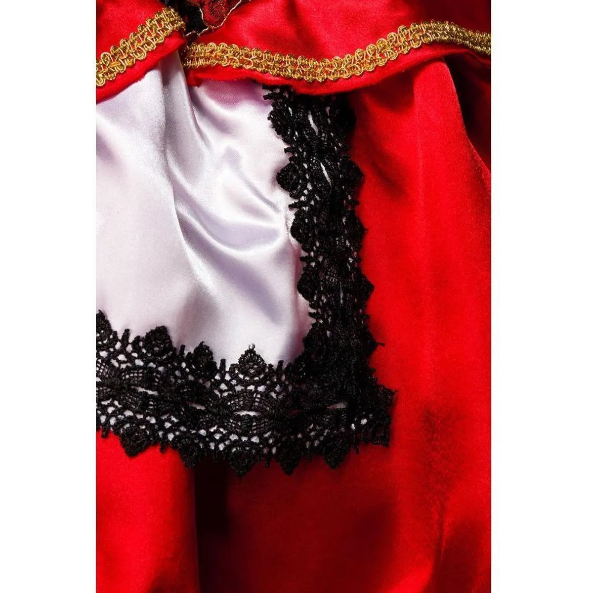 Kostüm Sexy Rotkäppchen Rot/Schwarz | Fesselliebe.de