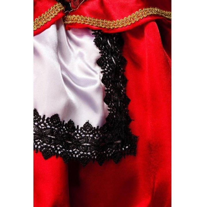 Kostüm Sexy Rotkäppchen Rot/Schwarz | Fesselliebe.de
