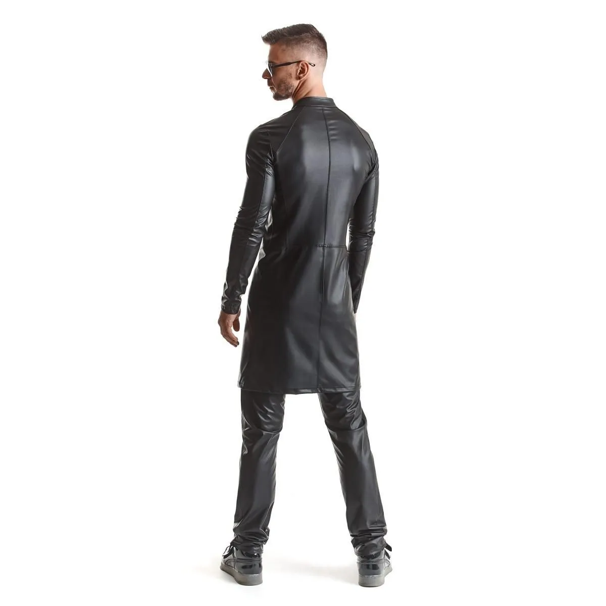 Herren Mantel Rmmario001 Schwarz von Regnes Fetish Planet | Fesselliebe.de