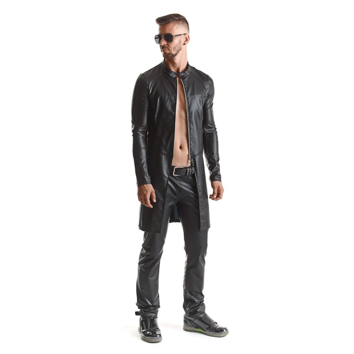 ♥ Herren Mantel Rmmario001 Schwarz von Regnes Fetish Planet ♥ kaufen | Fesselliebe