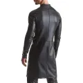 ♥ Herren Mantel Rmmario001 Schwarz von Regnes Fetish Planet ♥