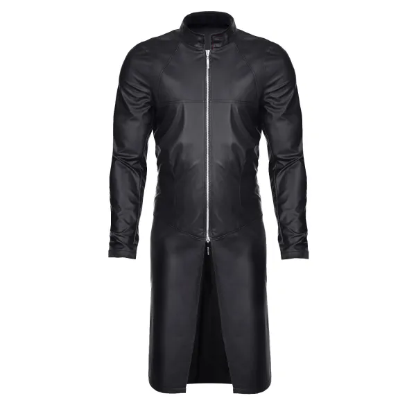 Herren Mantel Rmmario001 Schwarz von Regnes Fetish Planet | Fesselliebe.de