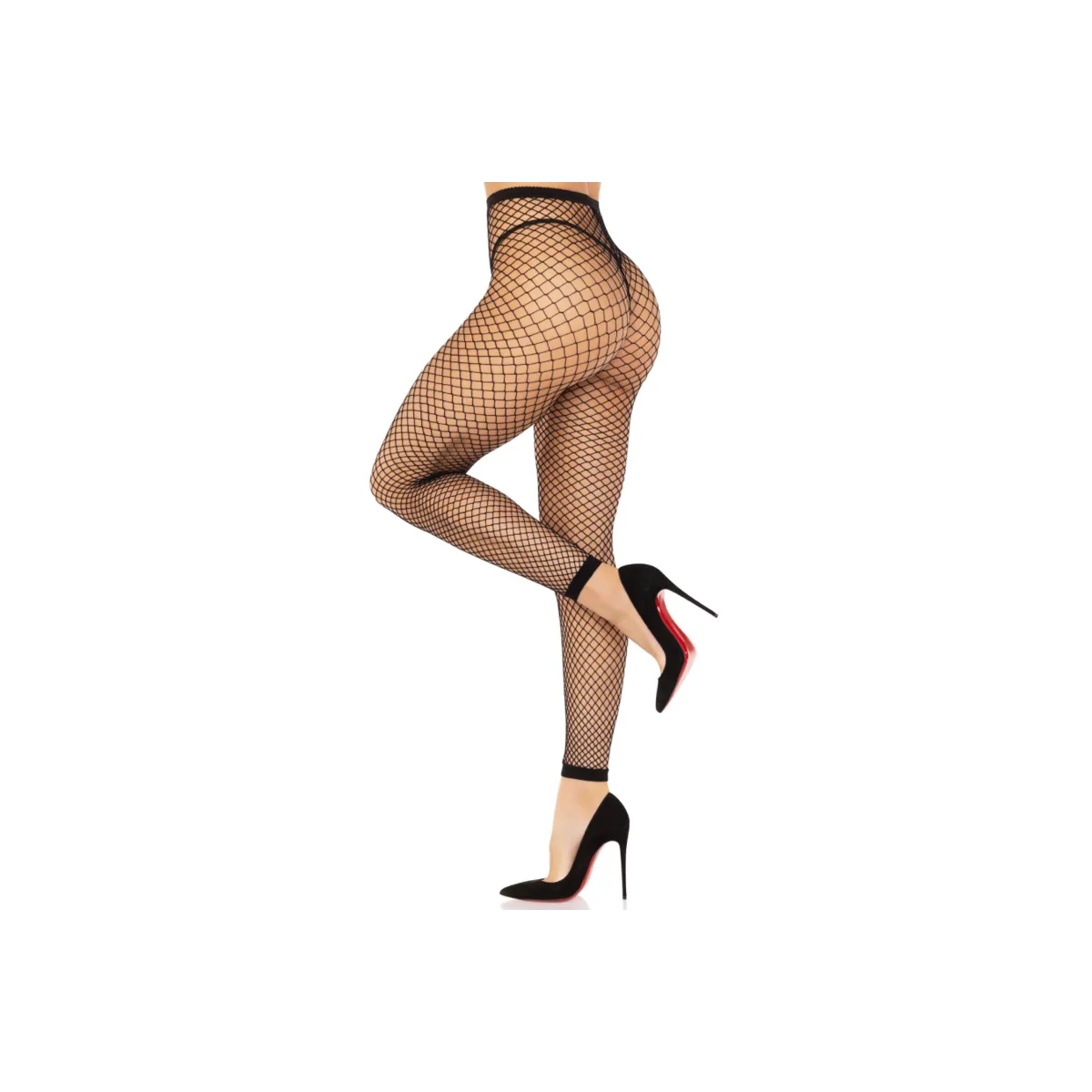 Fischnetzstrumpfhose Schwarz von Leg Avenue Hosiery kaufen | Fesselliebe