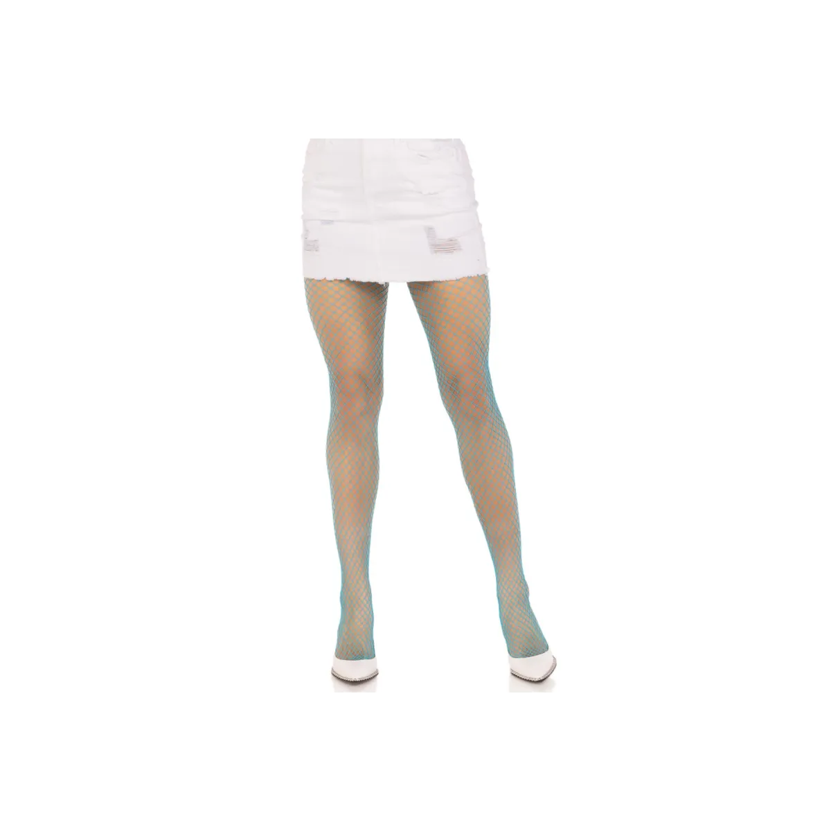 Lycra-Netzstrumpfhose Blau von Leg Avenue Hosiery kaufen | Fesselliebe