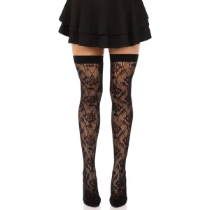 Wild Roses Net Stocks Schwarz von Leg Avenue Hosiery kaufen | Fesselliebe