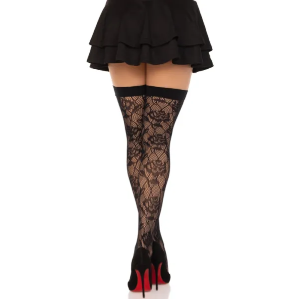 Wild Roses Net Stocks Schwarz von Leg Avenue Hosiery kaufen | Fesselliebe