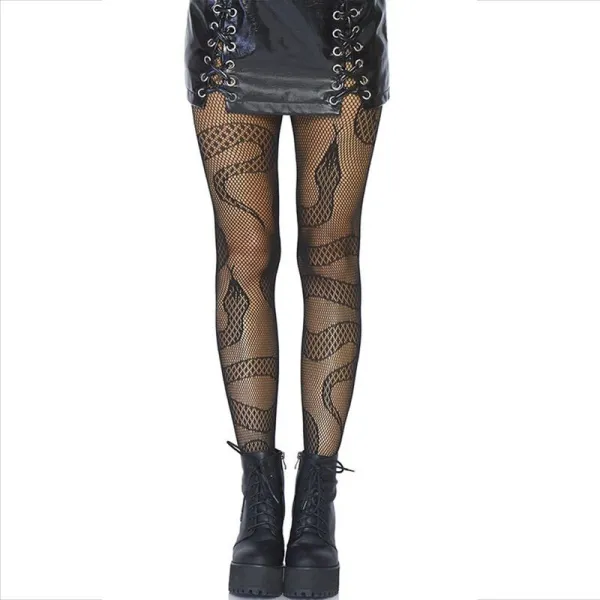 Strümpfe Net Snakes Schwarz von Leg Avenue Hosiery kaufen | Fesselliebe