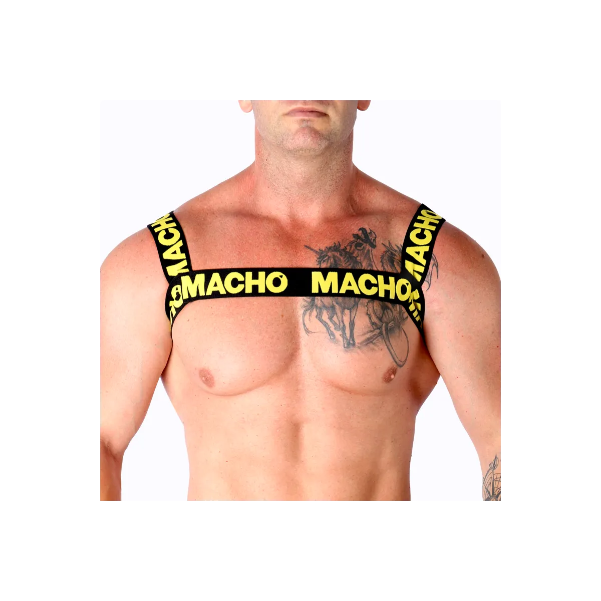 Doppelter Gelber Gurt von Macho Underwear kaufen | Fesselliebe