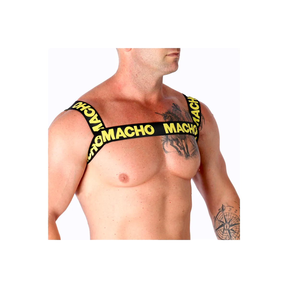 Doppelter Gelber Gurt von Macho Underwear kaufen | Fesselliebe