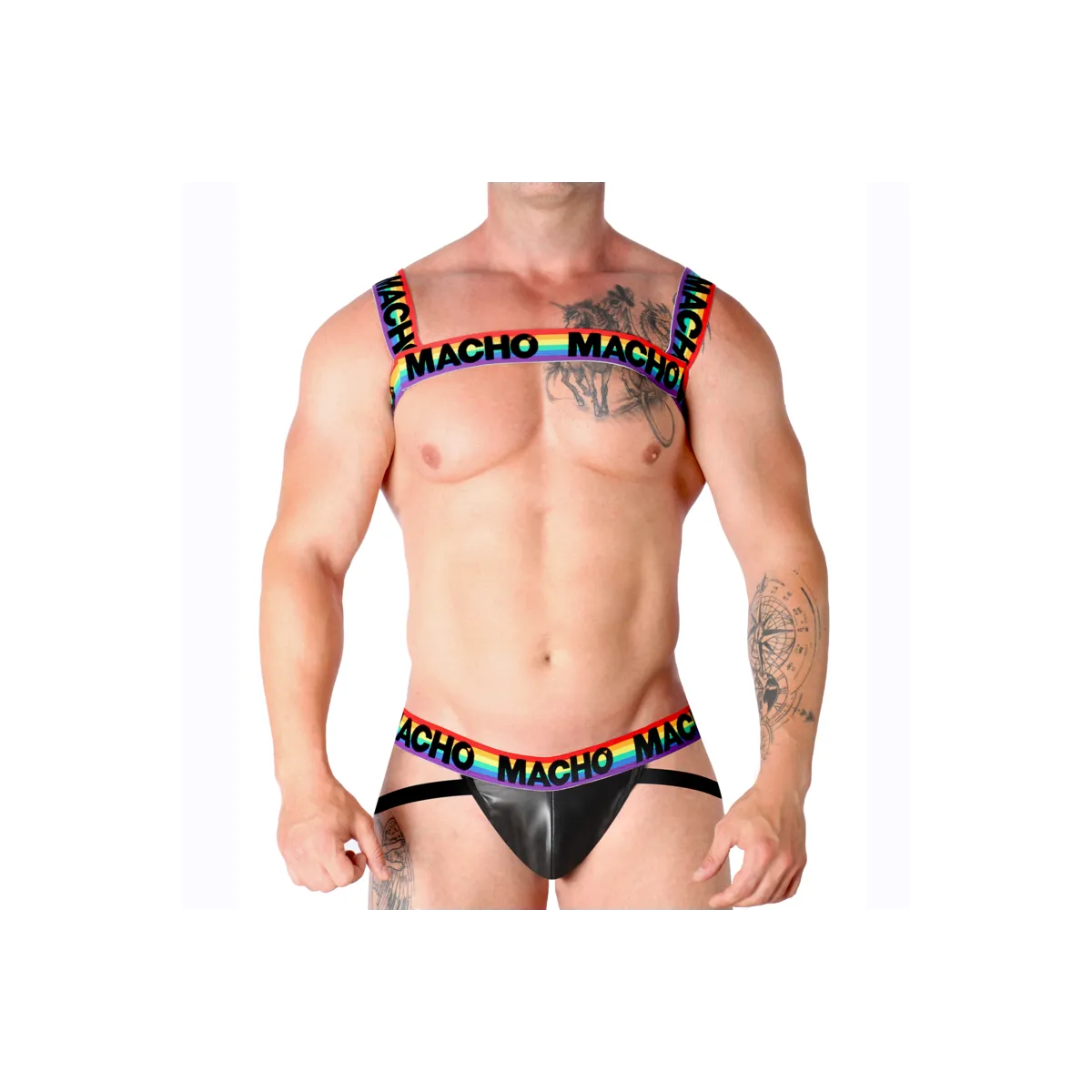 Doppelgeschirr Pride Limited von Macho Underwear kaufen | Fesselliebe