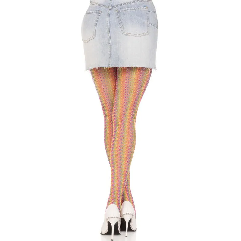 Mehrfarbige Häkelstrümpfe von Leg Avenue Hosiery kaufen | Fesselliebe 2